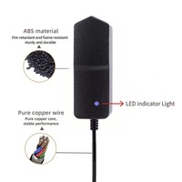 UK-Stecker AC zu DC Netzteil 3V-24V 2A Typ-C/Micro-USB PC-Material