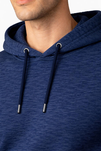 Wholesale OEM Service Casual Long Sleeve Winter <b>Men</b> Pullover Hoodies Front Pockets Comfortable <b>Fleece</b> Fabric Eco-Friendly - Product Image 5