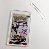 Portable moderne carte graduée dalle TCG commerce Protection porte-carte magnétique étui acrylique fente d'affichage support d'affichage magnétique
