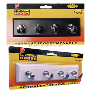 Plastic Self Adhesive <strong>Wall</strong> <strong>Hook</strong> <strong>Key</strong> <strong>Hook</strong> Rack Adhesive <strong>Hook</strong> Rack for <strong>Key</strong> - Product Image 5