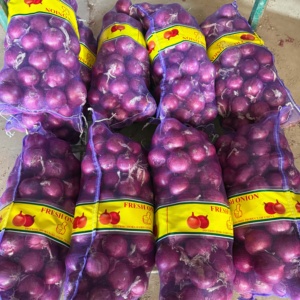 Cebollas Rojas Frescas de Gansu, Tamaño de 8 a 10 cm, Empacadas <span class=keywords><strong>en</strong></span> Bolsas de Malla de 25 kg, Suministro a Granel para Exportación a Mercados Mayoristas <span class=keywords><strong>en</strong></span> Ghana - Product Image 6
