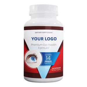 Supplément nutritionnel pour les yeux, 60 gélules pour adultes, sécheresse oculaire occasionnelle avec lutéine, soutient les soins de santé de la <span class=keywords><strong>vision</strong></span> - Product Image 1