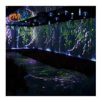 Affichage incurvé et solution de projection immersive sphérique Projection de cartographie holographique 3D pour salle de banquet de mariage