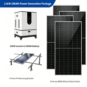 Sistema de Almacenamiento de Energía <span class=keywords><strong>Fotovoltaica</strong></span> Híbrido de 11KW, Fuera de la Red, con Baterías LiFePO4 Apilables de 220V - Product Image 3