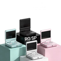 Console de jeu portable S Classic RG SP Flip Mini 3.4'' Anbernic, appareil de jeu pliable, batterie 3300mAh, système d'exploitation Linux, lecteur de jeu portable compact