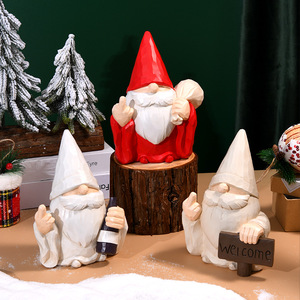 Adornos Grandes de Navidad para <span class=keywords><strong>el</strong></span> Hogar y Escritorio: Duendes, Gnomos, Elfos, Papás Noel, Duendecillos, Gnomos Chinos, Artesanías para <span class=keywords><strong>el</strong></span> Día de San Valentín - Product Image 2