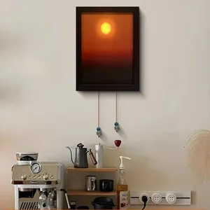 Moves Adjustable Sunrise Sunset Led Modern Wall Accents Creative Sunset Hand <strong>Pulled</strong> Night <strong>Light</strong> Sunrise Wall-Mounted <strong>Light</strong> - Product Image 4