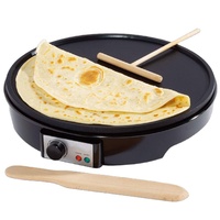 Machine à crêpe électrique à température réglable automatique, poêle antiadhésive portable, économiseur d'énergie pour usage domestique