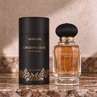 Flacons de parfum vaporisateurs personnalisables de haute qualité, 50 ml et 100 ml, avec bouchons et boîtes d'emballage, très demandés.