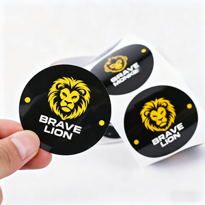 สติกเกอร์ทรงกลมสติกเกอร์กระดาษไวนิลกันน้ำติดฉลากสติกเกอร์พิมพ์โลโก้ - Product Image 1