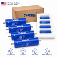 Sel Lithium Titanate Yinlong LTO 2.3V 30Ah 35Ah 40Ah 45Ah dari Gudang AS -40C Suhu Rendah untuk Cadangan Daya ESS Tenaga Surya