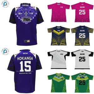 Pure Custom Samoan <span class=keywords><strong>Rugby</strong></span> Jersey Sublimación Impresión Tatuaje <span class=keywords><strong>Rugby</strong></span> League Jersey <span class=keywords><strong>Camiseta</strong></span> Entrenamiento y Competición <span class=keywords><strong>Rugby</strong></span> League Wear - Product Image 1