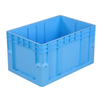 Conteneurs de stockage ASRS robustes, bacs en plastique de précision avec séparateurs pour la gestion des pièces et des stocks