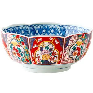 Fiambrera de porcelana de cerámica para cocina, cuenco pequeño chino para sopa, arroz, ensalada, 1335, venta al por mayor