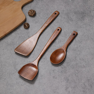 Juego <span class=keywords><strong>de</strong></span> utensilios <span class=keywords><strong>de</strong></span> cocina <span class=keywords><strong>de</strong></span> 3 piezas antiadherentes con protección contra quemaduras, espátula, <span class=keywords><strong>pala</strong></span> <span class=keywords><strong>de</strong></span> cocina y cucharas para saltear arroz Kemulao Lacquer - Product Image 4