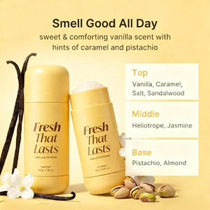 Deodorante OEM Medicbe Senza Alluminio con Acido Kojico e Curcuma |   Deodorante Stick Profumato alla Vaniglia e Pistacchio, Protezione Antiodore per Tutto il Giorno per Donne - Product Image 5