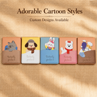 Carnet miniature personnalisé pour filles, journal mignon à motifs de dessins animés, format A7, carnet de composition