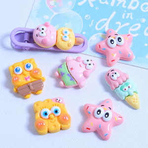 Flatback résine breloques dessin animé personnage Image <span class=keywords><strong>série</strong></span> pour bricolage cheveux accessoires coque de téléphone décoration - Product Image 5