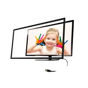 Inframerah 63 Inch Layar Sentuh Overlay Smart TV 63 Inch LED Panel Monitor