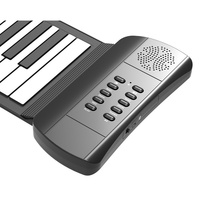 Wholesale Cheap Price Digital 61 Keys Portable Folding Keyboard Students Adults Beginner Roll up Piano