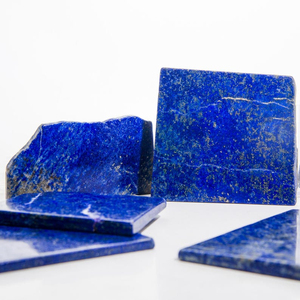 Vente en gros de dalles de lapis-lazuli naturel poli, motifs élégants, décoration de bureau, cadeaux - Product Image 1