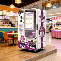 Máquina Expendedora Inteligente de Helados para Negocios de Distribución, Solución Comercial de Helado Suave para Pedidos de Prueba y Ventas a Agencias