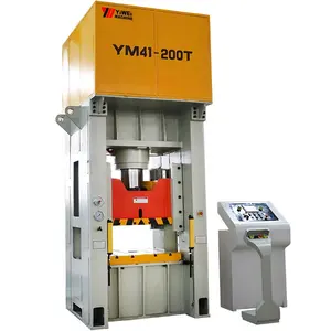 Máquina de prensa hidráulica de apertura y prensado de punzonado de placa de acero de punzonado hidráulico de