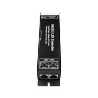 Venta directa 4A Controlador de atenuación LED Pantalla digital 12V 24V RGB RGBW DMX512 Decodificador Control remoto Controlador LED 3 años