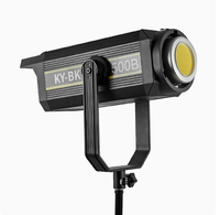 KY-BK500 Lumière de studio LED professionnelle 500W, haute puissance, 6ème génération, lumière d'appoint vidéo, 2500K-9900K, lumière du soleil à intensité variable