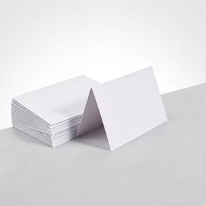 Cartes Blanches Vierge Personnalisables pour Mariage, Placages de <span class=keywords><strong>Table</strong></span>, Cartes de Vœux DIY, Cartes Blanches Imprimables pour Fêtes et Étiquettes Professionnelles - Product Image 1