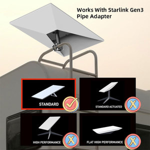 High-Quality Aluminum Alloy Mini Starlink Gen 3 Satellite Antenna Mount Bracket for RV, <b>Yacht</b> and SUV V3/V4 Adapter Kit - Product Image 3