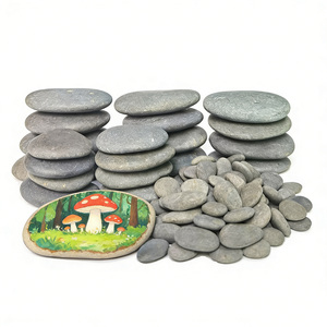 Adoquines Ovalados de Piedra Natural, Guijarros Finos <span class=keywords><strong>para</strong></span> Manualidades, Ecológicos, Duraderos, <span class=keywords><strong>para</strong></span> Uso en Escuelas y Parques - Product Image 6