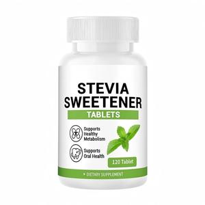 Comprimés d'extrait de stévia naturelle OEM, favorisent un métabolisme sain, 200 mg, sans sucre, qualité alimentaire, édulcorant à la stévia - Product Image 1