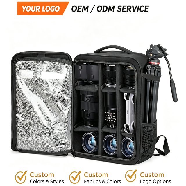 Camera Backpack DSLR/SLR/Mirrorless Photography 15-16 Inch Waterproof Durable Zipper Laptop Compatible //Sony Black
