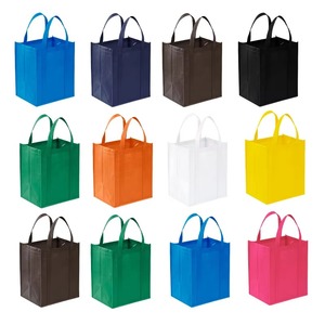 Sac fourre-tout pliable non tissé grande capacité sac à provisions réutilisable voyage sac à main extérieur pochette organisateur de stockage - Product Image 2