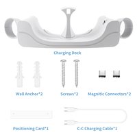 Honcam Station de charge murale avec port de charge pour Oculus Quest 2