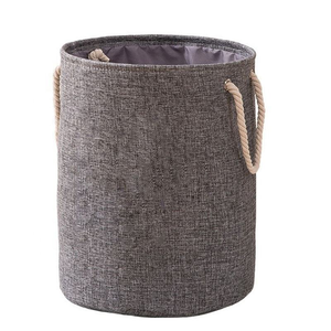Cesto per Bucato Pieghevole in Poliestere di Grande Capacità con <span class=keywords><strong>Design</strong></span> Portatile con Manico in Corda di Cotone, Utilizzato per Conservare Vestiti Sporchi - Product Image 5