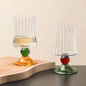 <span class=keywords><strong>Verres</strong></span> <span class=keywords><strong>à</strong></span> <span class=keywords><strong>vin</strong></span> élégants au design rétro, en verre borosilicate haute résistance, pour café et <span class=keywords><strong>vin</strong></span>, jolies tasses <span class=keywords><strong>à</strong></span> <span class=keywords><strong>vin</strong></span>, en promotion - Product Image 6
