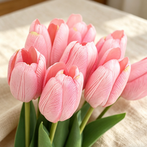 <span class=keywords><strong>Flores</strong></span> Artificiales de Tacto Real, Tipo Pétalo Suave, Proveedores de Tulipanes Artificiales para Decoración del Hogar, Ramilletes de <span class=keywords><strong>Flores</strong></span> para Bodas - Product Image 1