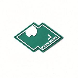 High Quality Eco-Friendly Rubber PVC Sew-On 3D Logo Custom Patches for Clothing - Product Image 3