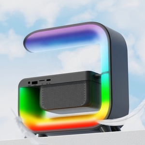 Lonvel universel multifonction 4 en 1 rvb LED <span class=keywords><strong>réveil</strong></span> chargeur <span class=keywords><strong>de</strong></span> téléphone sans fil avec lampe et haut-parleur G3 intégré <span class=keywords><strong>bruit</strong></span> blanc - Product Image 3