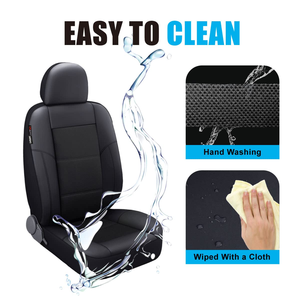 Fundas de Asiento de Coche de Cuero de Lujo, Juego Completo, Protector de Asiento de Coche, Fundas Universales para Asientos de Coche - Product Image 4