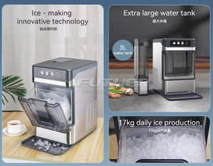 Machine à glaçons en forme de pépites pour la maison ; produit des glaçons délicieux et croquants en seulement 15 minutes - Product Image 4