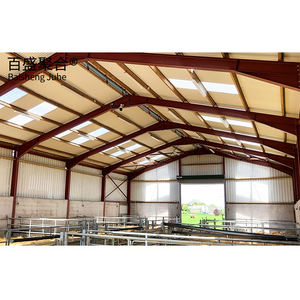 Ferme avicole préfabriquée Structures en acier Étable pour chevaux de poulet Plans d'étable Ferme porcine commerciale Petites maisons pour vaches à <span class=keywords><strong>vendre</strong></span> - Product Image 1