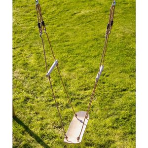 Hot Sale Outdoor Stand-Up Balansbord Houten Balans Skateboard Surfer Swing Met 2 Houten Handgrepen Voor Klimrek