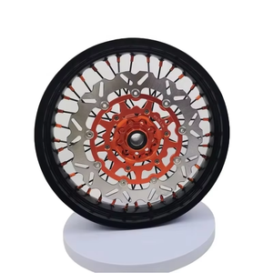 Rueda Delantera Supermoto de 17 Pulgadas 17x3.5 para FS450 <span class=keywords><strong>FS</strong></span> <span class=keywords><strong>450</strong></span> <span class=keywords><strong>2023</strong></span>, Bujes de Aluminio CNC, Llantas con Colores Personalizables, Kit de Ruedas de Carreras Motard - Product Image 3