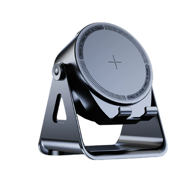 Phone Holder 3-in-1 360 Degree Rotating Phone Stand RGB Color Light Wireless Induction Speaker Multifunctional BT Audio Speaker