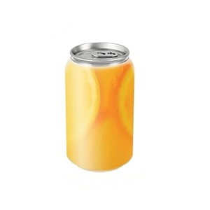 Lata de Plástico PET OEM a Bajo Precio, Lata de Plástico Transparente para Bebidas, Botella para Refresco con Tapa de Aluminio para Jugo de Fresa, Kiwi, Naranja - Product Image 2
