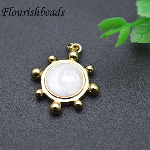 Charm Rotondo in Smalto Placcato Oro Design alla Moda Joyas <span class=keywords><strong>Encanto</strong></span> - Product Image 5