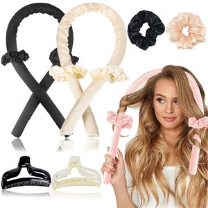 Bigoudi en satin bigoudi en mousse sans chaleur rouleau de soie pour friser le hairrizador de pelo sin <span class=keywords><strong>calor</strong></span> boucleur de cheveu - Product Image 1